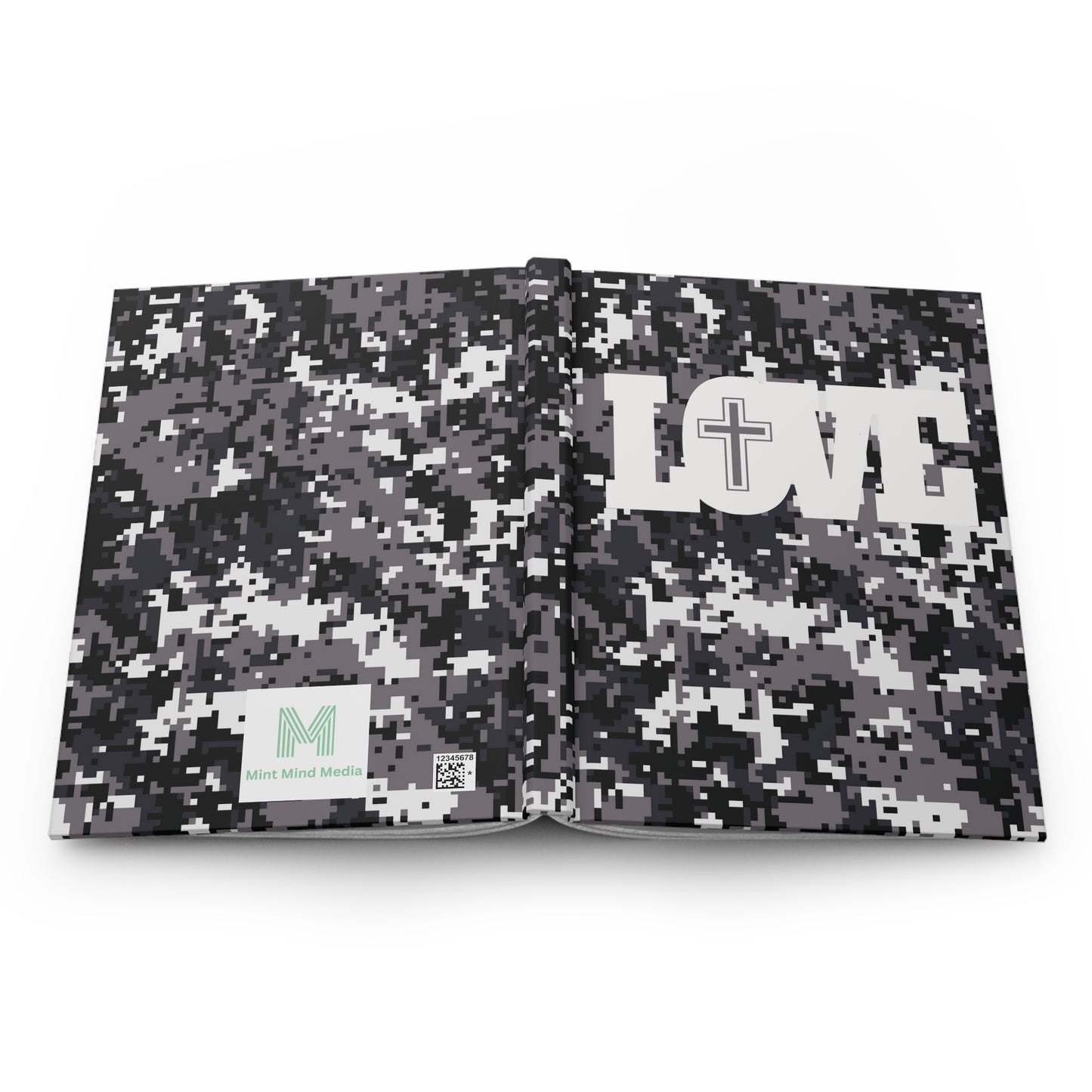 Love Christ Hardcover Journal Matte Gray