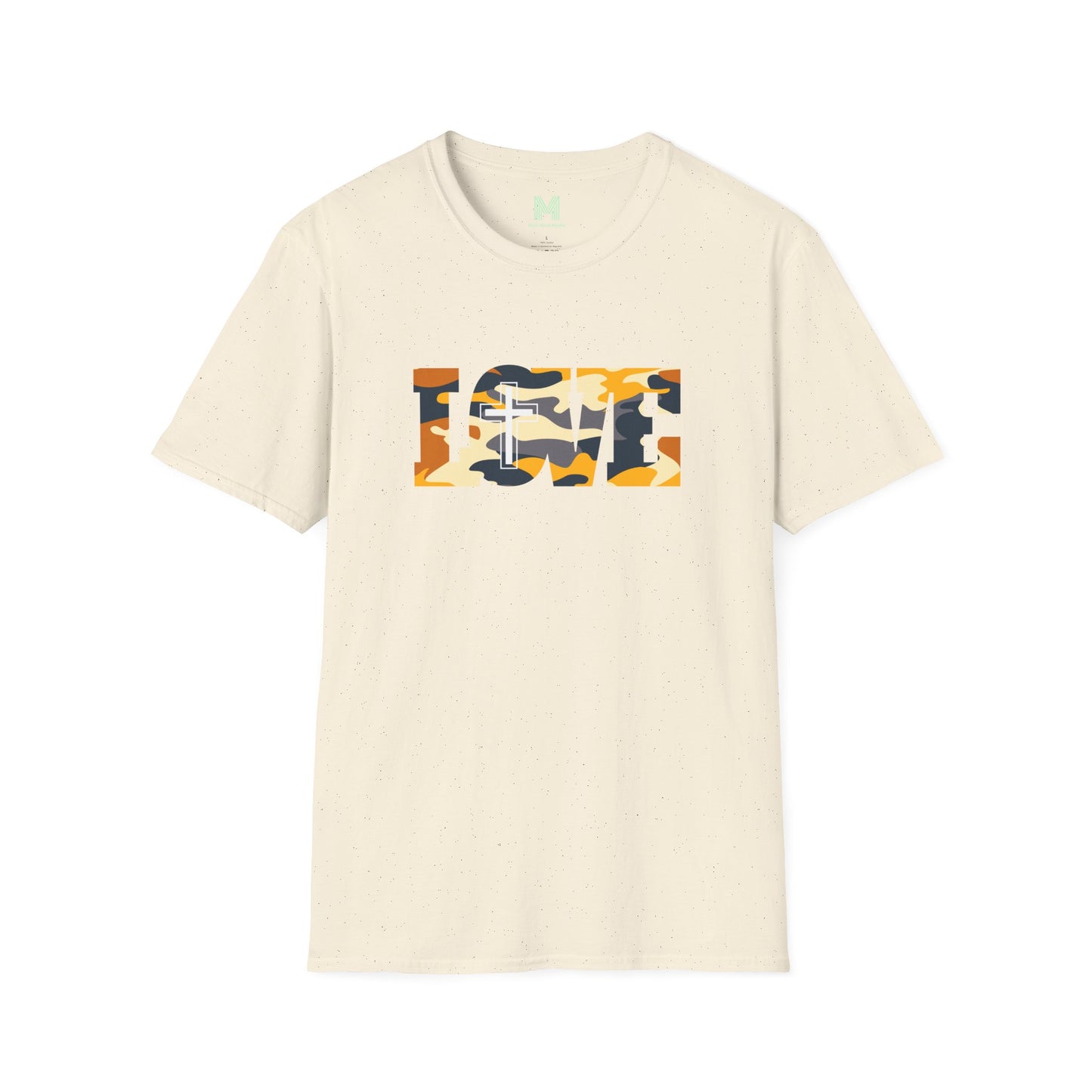 Love Christ Camouflage - Gray T Shirt