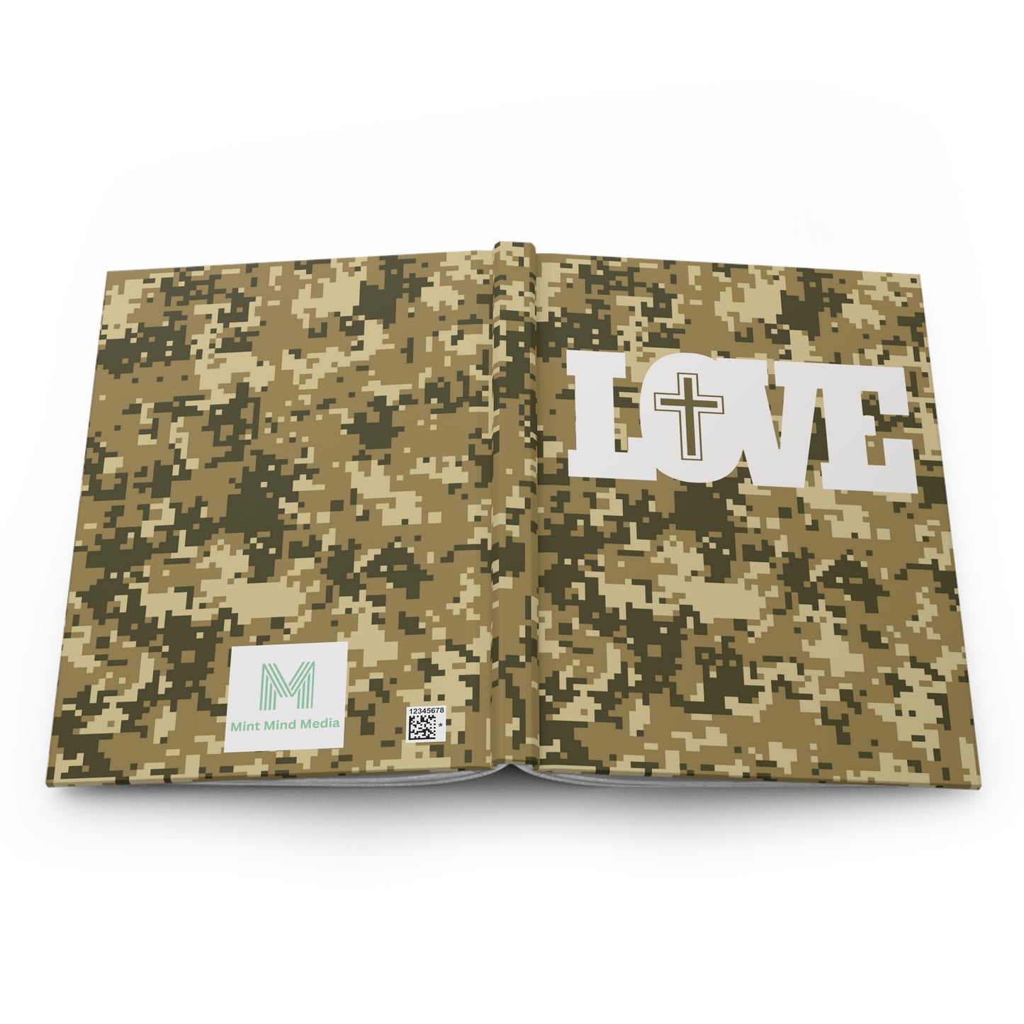 Love Christ Hardcover Journal Matte Beige