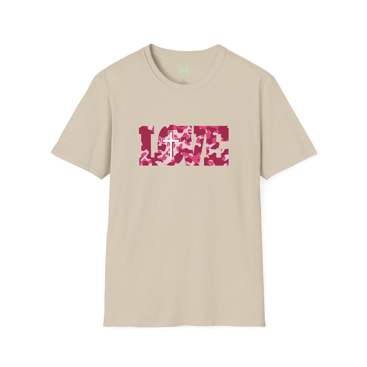 Love Christ Camouflage - Red T Shirt