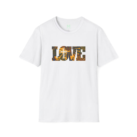 Love Christ Camouflage - Yellow T Shirt