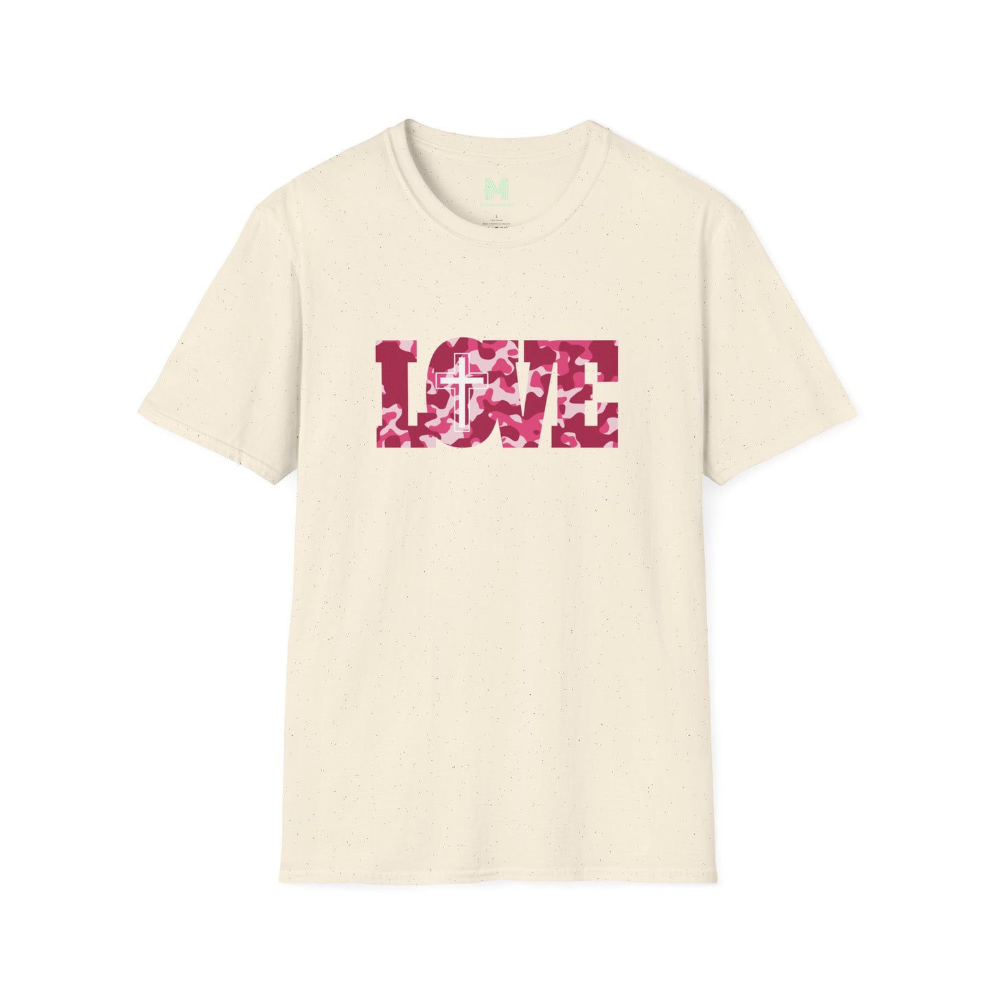 Love Christ Camouflage - Red T Shirt