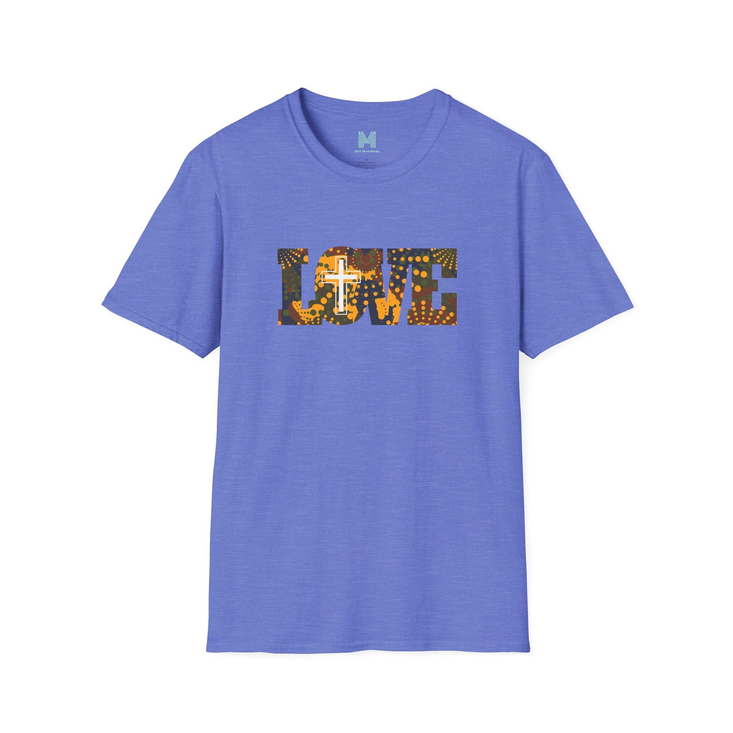 Love Christ Camouflage - Yellow T Shirt