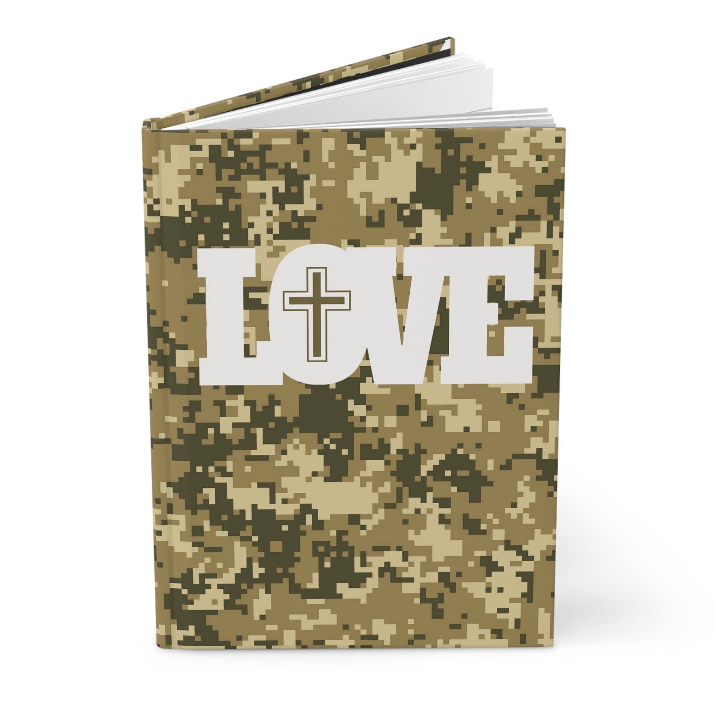 Love Christ Hardcover Journal Matte Beige