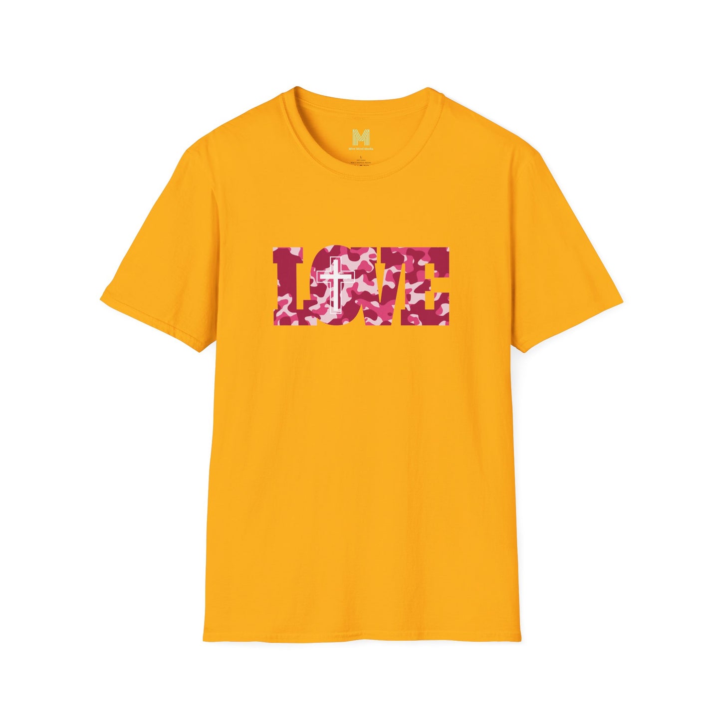 Love Christ Camouflage - Red T Shirt