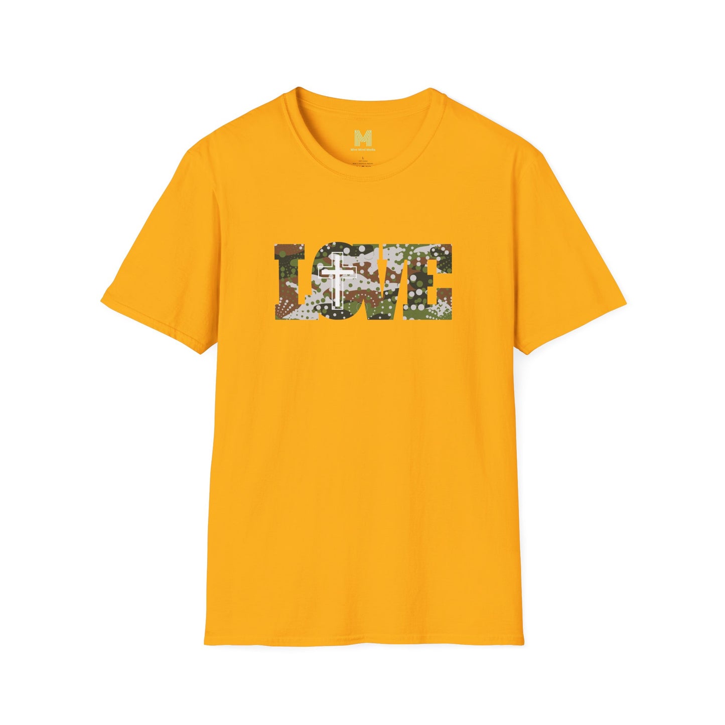 Love Christ Camouflage - Brown T Shirt