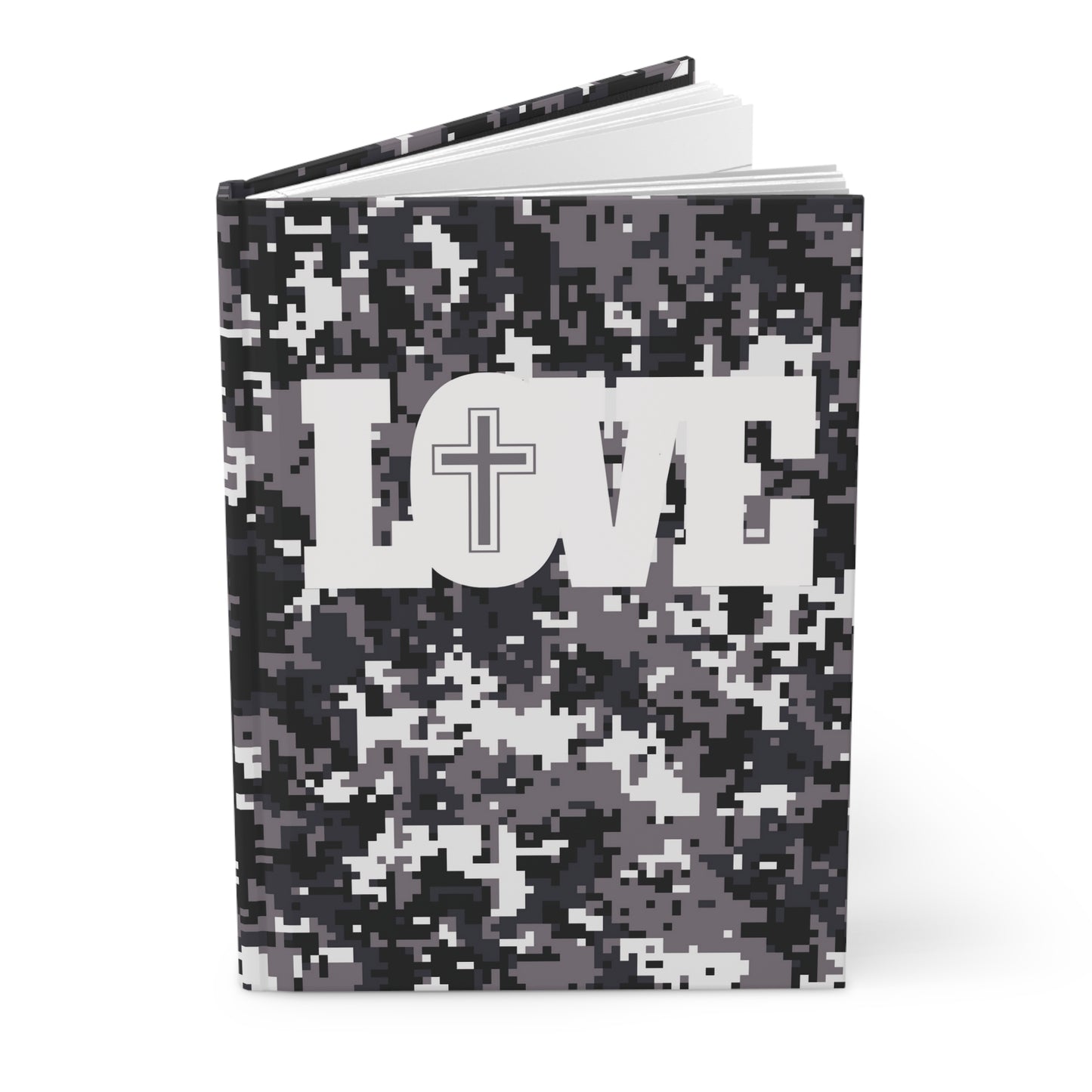 Love Christ Hardcover Journal Matte Gray